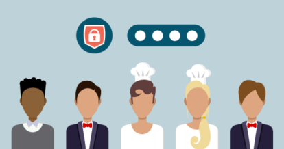 illustration of restaurant staff