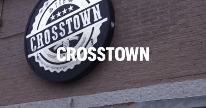 A picture of the Crosstown sign and in bold text 