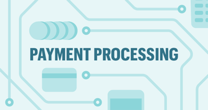 Illustration with title payment processing