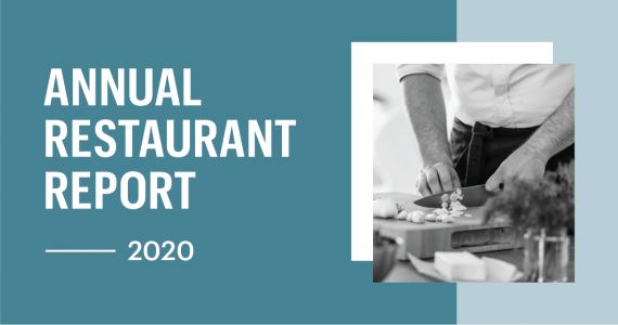 Cover of TouchBistro's 2020 annual State of Restaurants Report.
