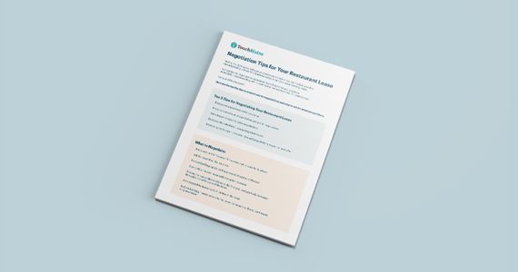 A preview of a page from the lease negotiation tips