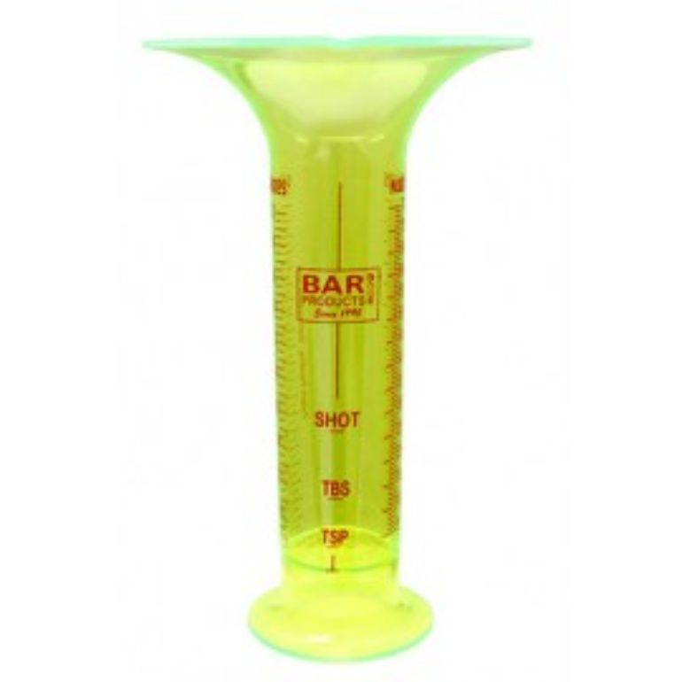 Graduated cylinder for measuring bartender pours