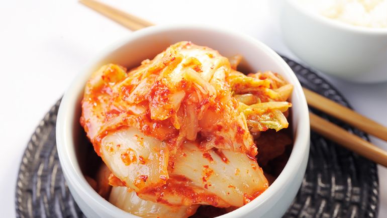 Dish of kimchi