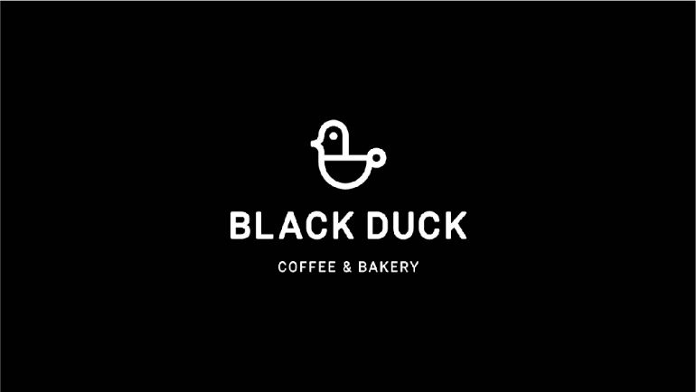 Black duck coffee and bakery logo