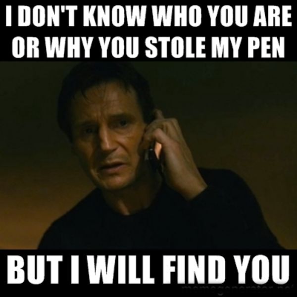 Who stole my I will find you meme