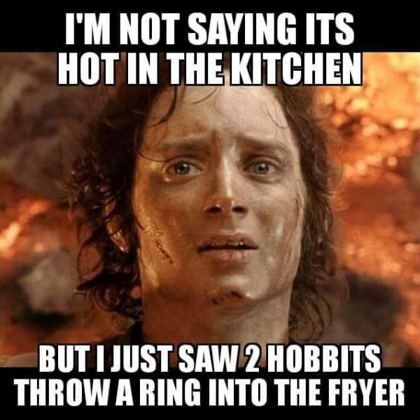 Too hot in the kitchen meme
