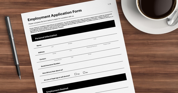 Restaurant Job Application Template