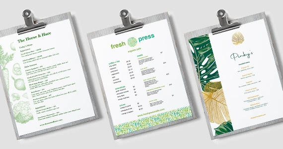 Restaurant Menu Templates