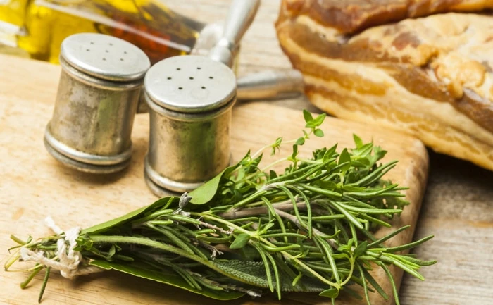 A bouquet garni, which is a common culinary term for a sachet or herbs.