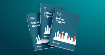Cover of the 2023 Dallas State of Restaurants Report.