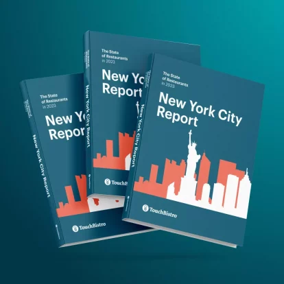 Cover of the New York City State of Restaurants Report.