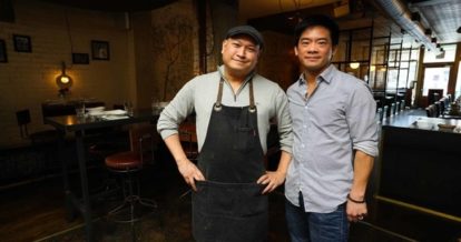 DaiLo restaurant owner and chef Nick Liu next to General Manager Trevor Chen.