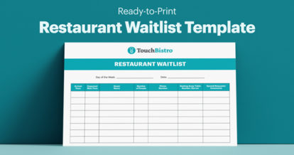Restaurant Waitlist Template